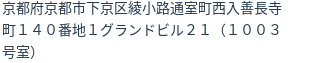 住所(登記所在地)