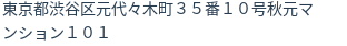 住所（登記所在地）