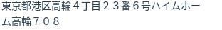住所(登記所在地)