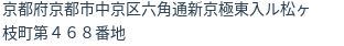 住所（登記所在地）