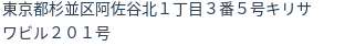 住所（登記所在地）