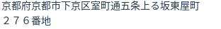 住所（登記所在地）
