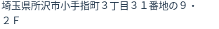 住所（登記所在地）
