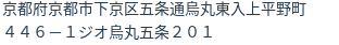 住所(登記所在地)