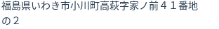 住所(登記所在地)