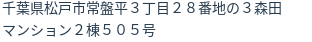住所(登記所在地)