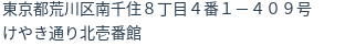 住所（登記所在地）