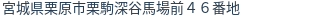 住所（登記所在地）
