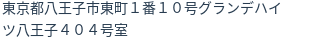 住所(登記所在地)