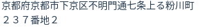 住所（登記所在地）