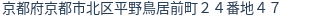 住所（登記所在地）
