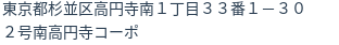 住所(登記所在地)