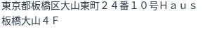 住所（登記所在地）