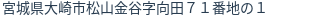 住所(登記所在地)