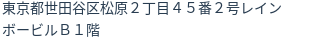 住所（登記所在地）
