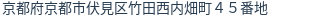 住所(登記所在地)