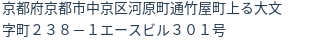 住所（登記所在地）