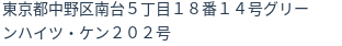 住所(登記所在地)