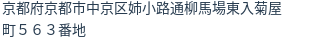 住所(登記所在地)