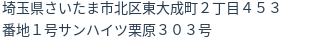 住所（登記所在地）