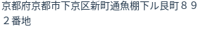 住所（登記所在地）