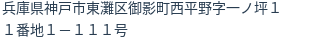 住所(登記所在地)