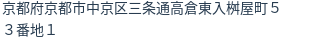 住所(登記所在地)