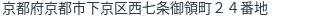 住所（登記所在地）