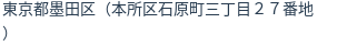 住所(登記所在地)