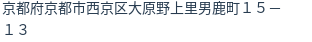 住所（登記所在地）