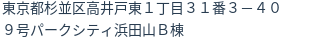 住所(登記所在地)