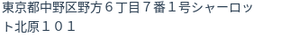 住所(登記所在地)