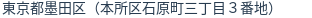 住所(登記所在地)
