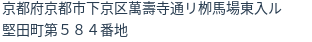 住所（登記所在地）