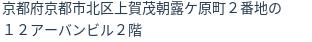 住所（登記所在地）
