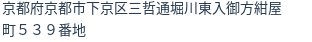 住所（登記所在地）