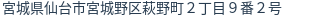 住所(登記所在地)