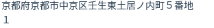 住所(登記所在地)