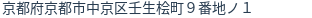 住所(登記所在地)