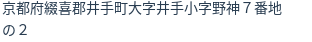 住所（登記所在地）