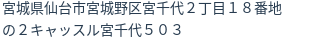 住所（登記所在地）