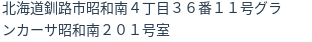 住所（登記所在地）
