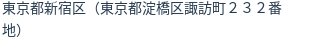 住所（登記所在地）