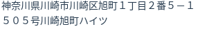 住所（登記所在地）