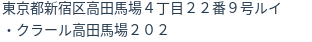 住所（登記所在地）