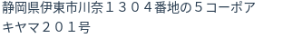 住所(登記所在地)