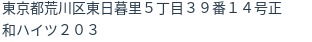 住所（登記所在地）
