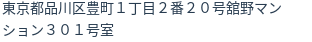 住所(登記所在地)