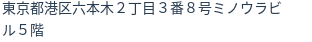 住所(登記所在地)