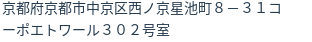 住所（登記所在地）